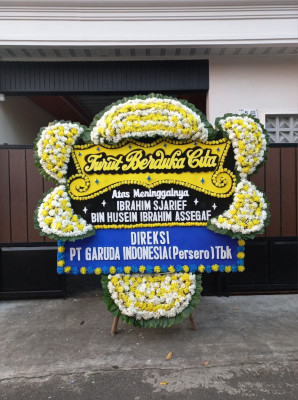 Papan Bunga Duka di Situ Gede